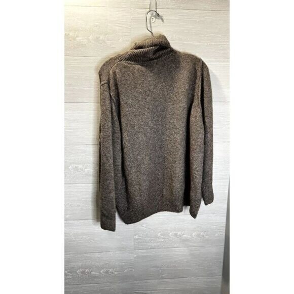 Max Studio Women's Ribbed Knit Long Sleeve Mock Neck Pullover Sweater - Picture 4 of 6